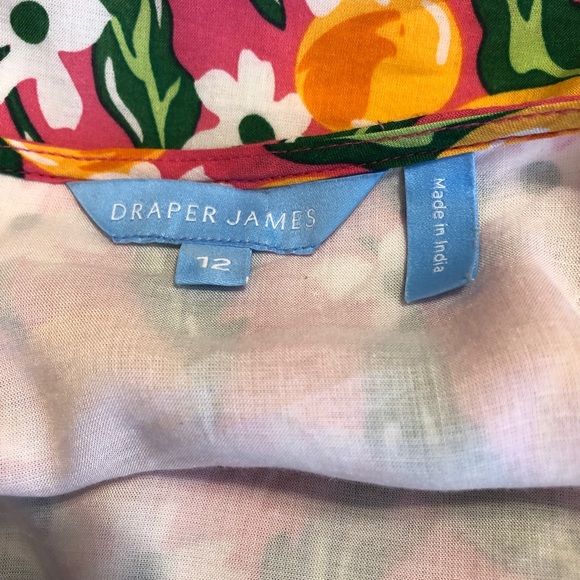 Sz 12 Draper James Wynonna Wrap Dress - Orange Blossom NWOT - Picture 9 of 16